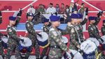 Prabowo Saksikan Karnaval HUT ke-80 RI di Monas