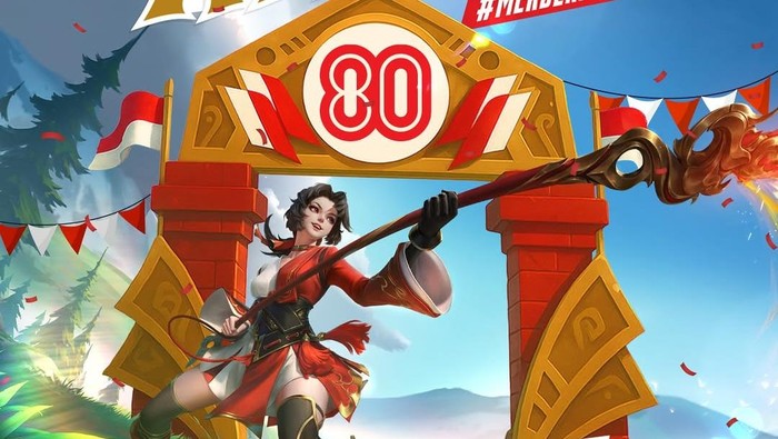 Hari ini, 17 Agustus 2025, Indonesia ulang tahun ke-80. Dalam rangka ikut memeriahkannya, Honor of Kings bagi-bagi banyak hadiah.