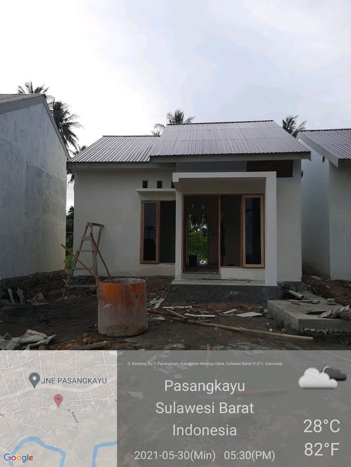 Rumah murah di Pasangkayu, Sulawesi Barat.
