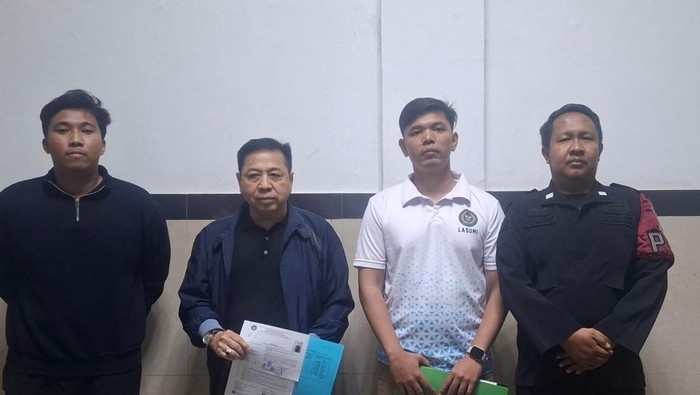 Setya Novanto saat dibebaskan dari Lapas Sukamiskin.