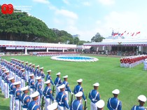 El Rayyi Asal Kaltim, Pembentang Bendera Upacara HUT RI di Istana Negara