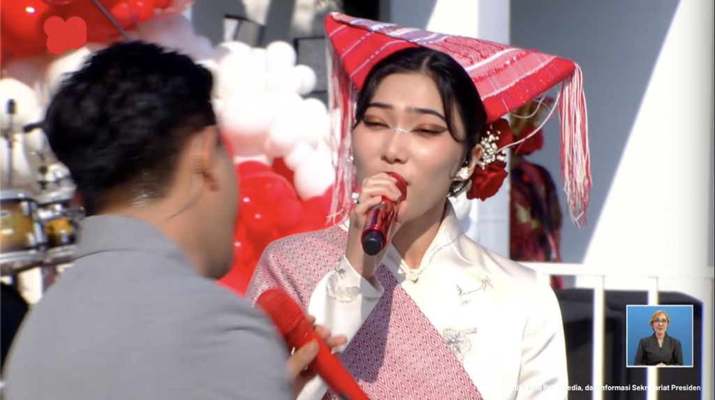 Visual Isyana Sarasvati hingga Rossa Ramaikan HUT ke-80 RI di Istana Merdeka