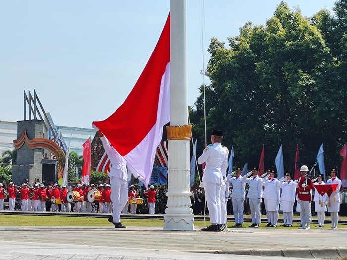 Upacara HUT Ke-80 RI di Klaten