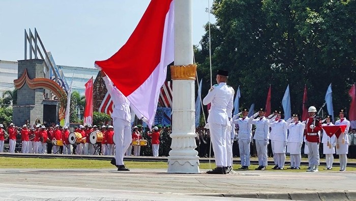Upacara HUT Ke-80 RI di Klaten