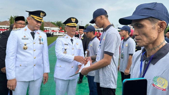 Warga Binaan di Lapas Kelas II A Lubuklinggau, Sumatera Selatan mendapat remisi, 39 bebas