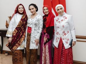 Foto: Adu Pesona Artis Berkebaya saat HUT Ke-80 RI di Istana Merdeka