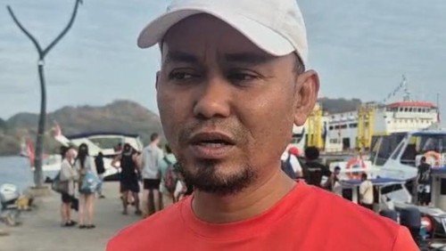 Anggota DPRD Provinsi NTT, Rusding, saat mengecek kondisi kelangkaan BBM  di Pelabuhan Marina Labuan Bajo, Manggarai Barat, Senin (18/8/2025).(Dok. Istimewa)