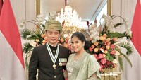 Annisa Pohan memberikan penjelasan mengapa tak mendampingi suaminya, Menteri Agraria dan Tata Ruang (ATR)/Kepala Badan Pertanahan Nasional (BPN), Agus Harimurti Yudhoyono (AHY) saat upacara HUT RI di Istana Merdeka. Foto: dok instagram Annisa Pohan