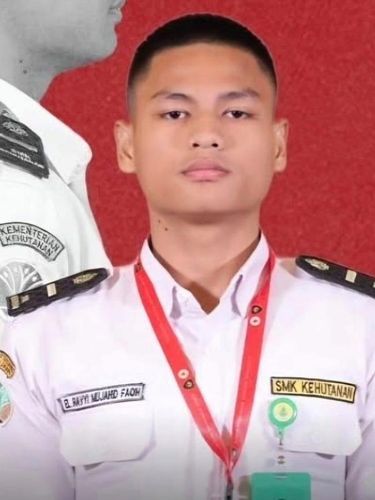 El-Rayyi Mujahid Faqih, siswa SMK Kehutanan Negeri Samarinda