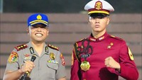 Isra Mashel saat ini adalah taruna tingkat dua Akpol. Isra mempunyai postur tinggi badan 180 centimeter.  Foto: Instagram @sandyarifinsh