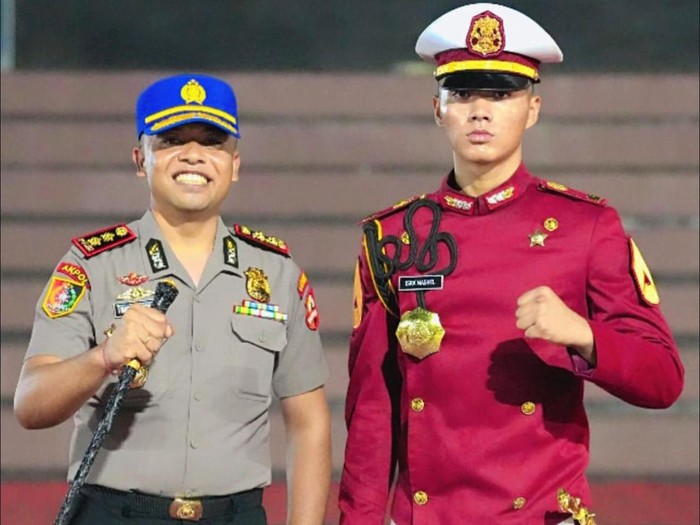Isra Mashel Arifin pada HUT ke-80 RI mendapat tugas menjadi Pasukan Cordon.