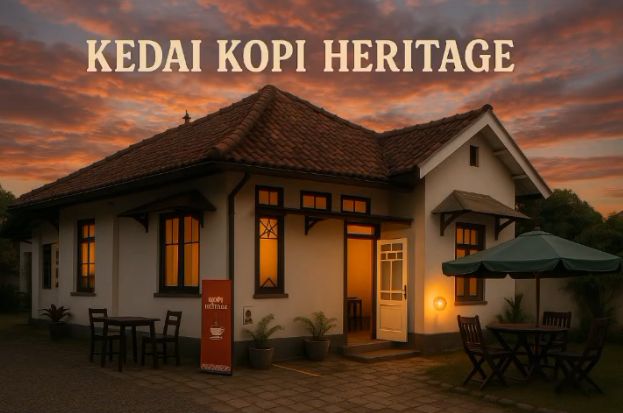 Kafe klasik di berbagai daerah yang menempati bangunan rumah Belanda