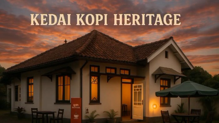 Kafe klasik di berbagai daerah yang menempati bangunan rumah Belanda