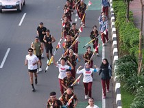 Potret Lari Lintas Juang Labschool UNJ, Siswa SMA Lari 17 Kilometer