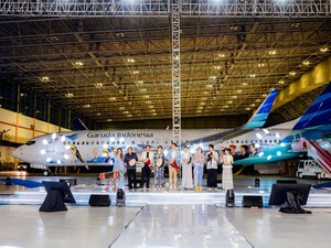 Garuda Pamer Livery Pesawat Baru Peringati HUT RI ke-80