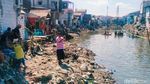 Semringah Warga Kalianak  Gelar Lomba Dayung Usai Normalisasi Sungai