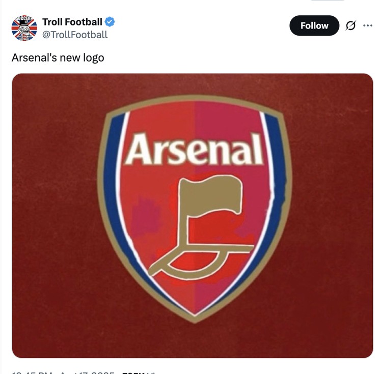 Meme Arsenal vs MU
