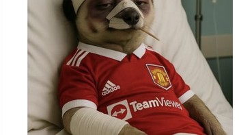 Fans MU pada Senin ini. Foto: X.com