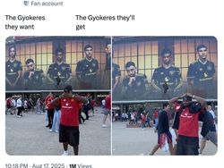 Meme Kocak Viktor Gyokeres, Cuma Sibuk Rapikan Rambut