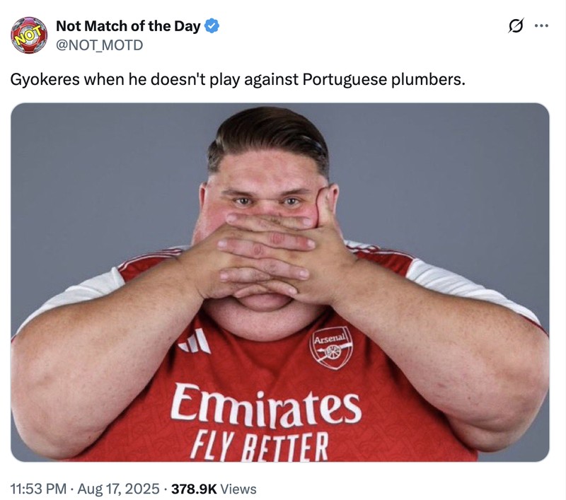 Meme Viktor Gyokeres