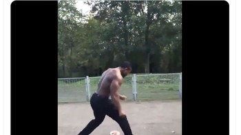 Meme Viktor Gyokeres terlihat kurang lincah. Foto: X.com