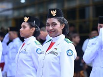 Inspiratif, Penerima Beasiswa ADEM Jadi Paskibra Upacara HUT ke-80 RI