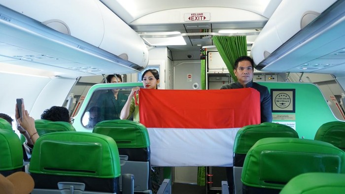 Pengibaran Bendera di Penerbangan Citilink