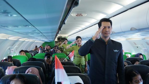 Pengibaran Bendera di Penerbangan Citilink