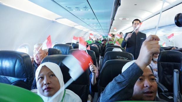 Pengibaran Bendera di Penerbangan Citilink