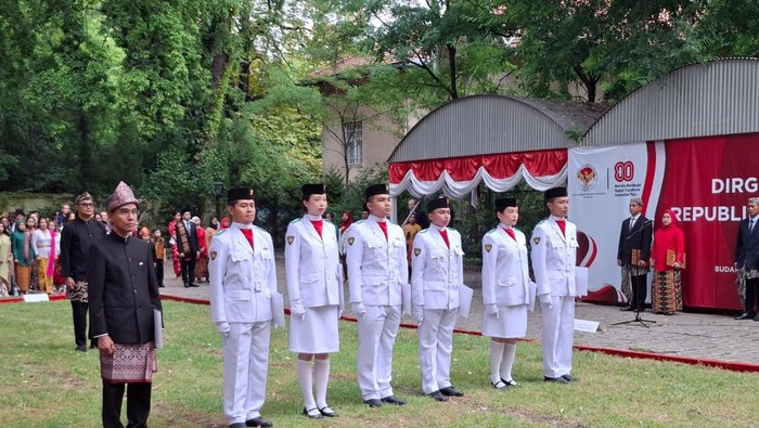 peringatan HUT ke-80 RI di Hungaria