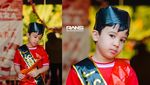 Kece! Pengasuh Rayyanza Bikin Baju Adat dari Bahan Seadanya tapi Hasil Wow