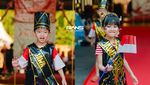 Kece! Pengasuh Rayyanza Bikin Baju Adat dari Bahan Seadanya tapi Hasil Wow