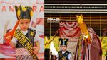 Kece! Pengasuh Rayyanza Bikin Baju Adat dari Bahan Seadanya tapi Hasil Wow