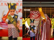 Kece! Pengasuh Rayyanza Bikin Baju Adat dari Bahan Seadanya tapi Hasil Wow