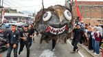 Ribuan Warga Tumpah Ruah di Festival Ogoh-Ogoh Garut