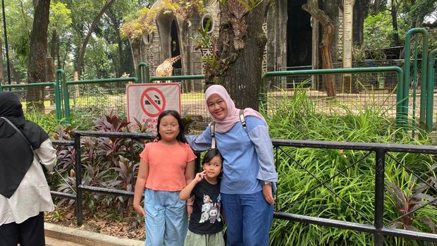 Suasana Taman Margasatwa Ragunan (TMR), Jakarta Selatan pada 18 Agustus 2025.