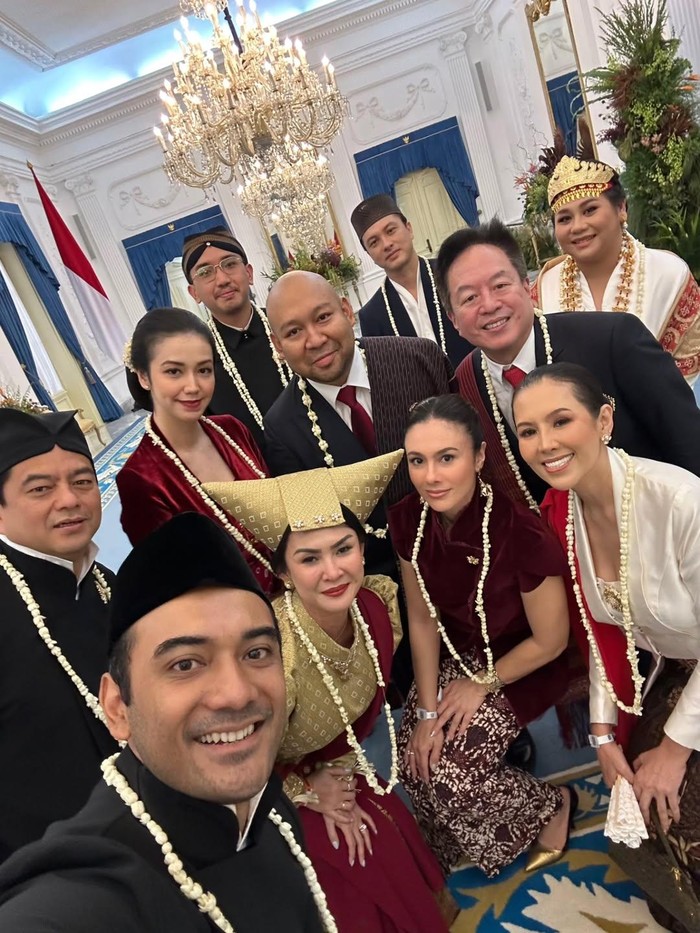 Wulan Guritno Wulan Guritno menghadiri HUT ke-80 RI di Istana Merdeka, Minggu (18/7/2025).