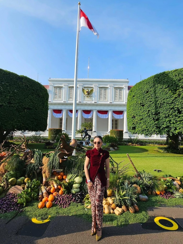 Wulan Guritno Wulan Guritno menghadiri HUT ke-80 RI di Istana Merdeka, Minggu (18/7/2025).