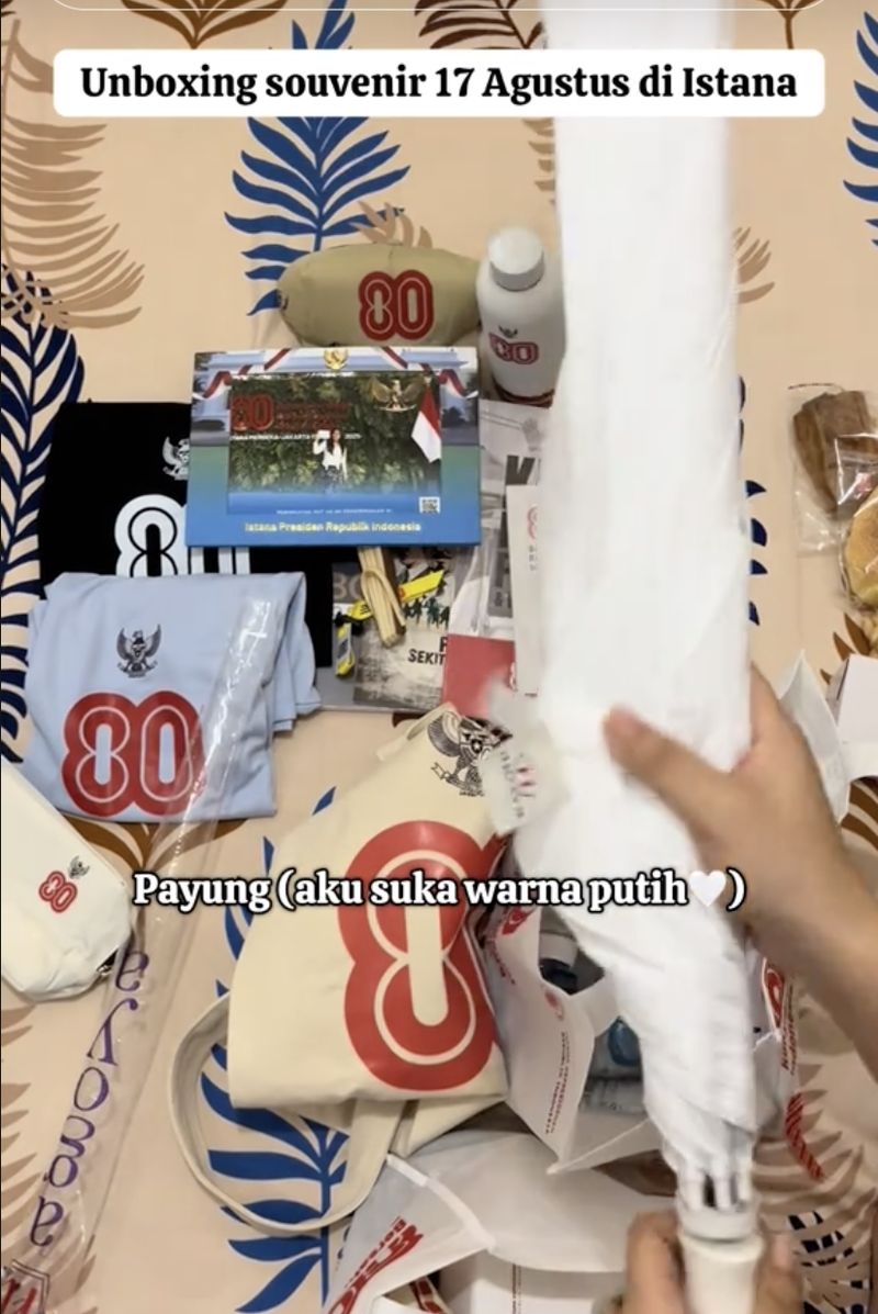 Yuk! Intip Suvenir Makanan dan Minuman di Upacara 17 Agustus Tahun Ini