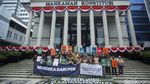 Aktivis dan Korban PSN Gelar Doa di Depan MK Jelang Sidang Judicial Review