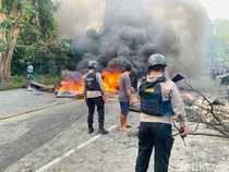 14 Rumah Terbakar Saat Bentrok Warga 2 Desa di Ambon, 1 Orang Jadi Tersangka