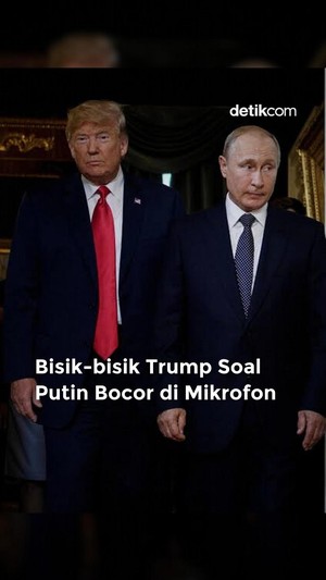 Video: Bisik-bisik Trump soal Putin Bocor di Mikrofon