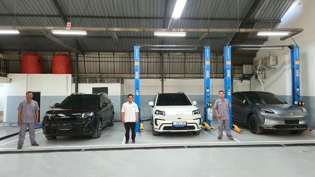 GAC AION buka markas baru di Surabaya.
