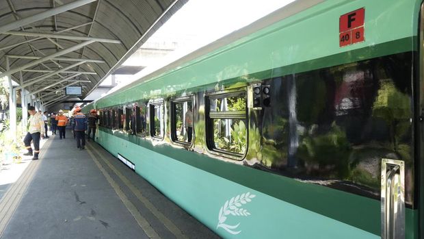 Gerbong kereta api khusus untuk petani dan pedagang. (Dok. KAI)