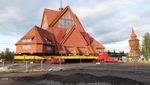 Gereja Kayu Ikonik di Swedia Dipindah Demi Selamatkan dari Ancaman Tambang