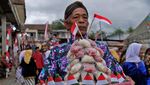 Grebeg Apem Meriahkan HUT ke-80 RI di Lereng Sindoro