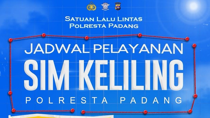 Jadwal layanan Samsat Keliling di Padang