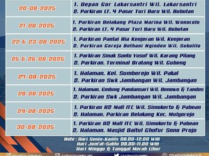 Jadwal SIM Keliling Surabaya Akhir Agustus 2025