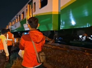 Paniknya Penumpang Commuter Line Jenggala gegara Teriakan Rem Blong