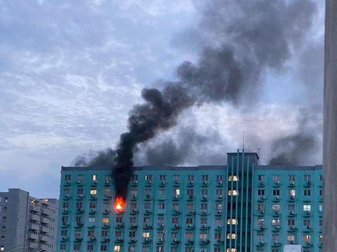 Kebakaran terjadi di apartemen di Jakbar (dok. Istimewa)